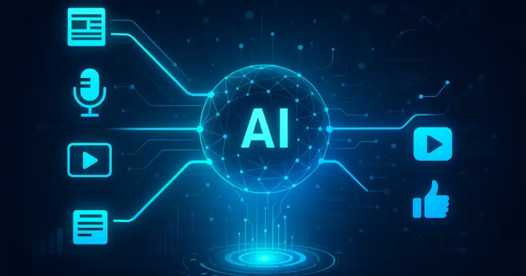 AI data streams merging