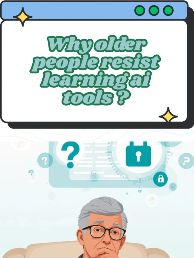 Why older people resist learning AI