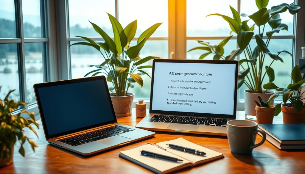 creative writing with AI poem generator
