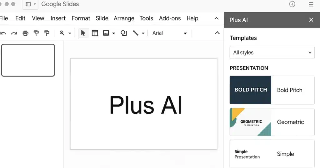 plus ai templates
