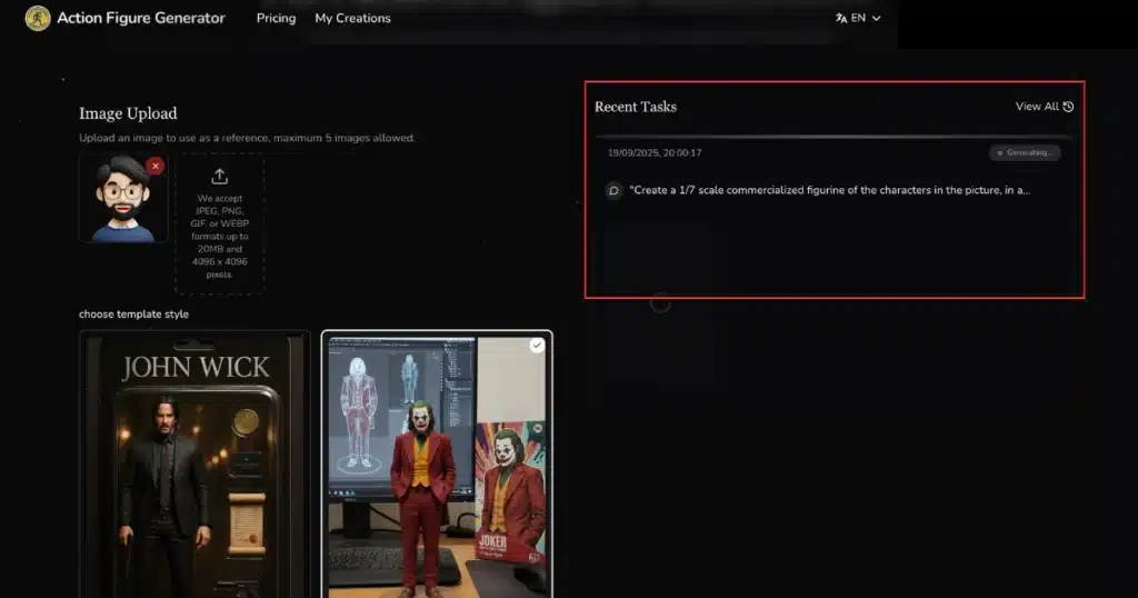 step 2 ai action figure