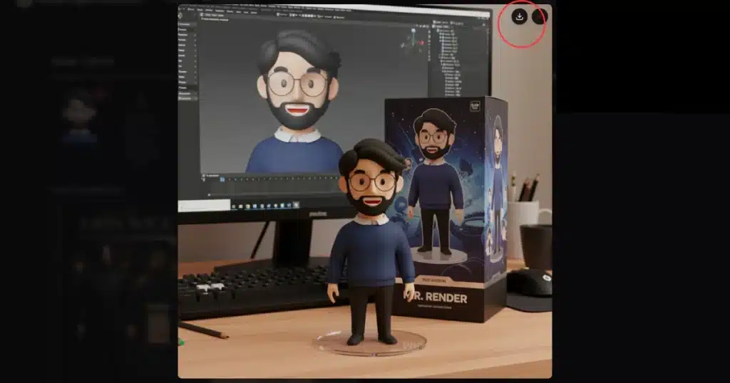step 3 ai figure action